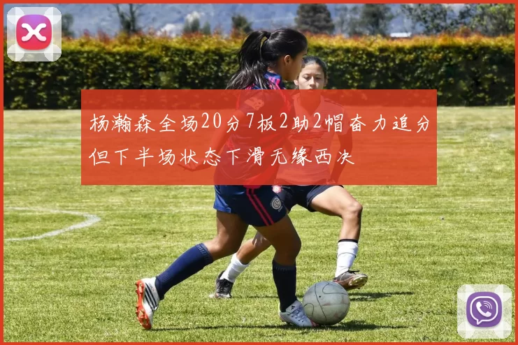 杨瀚森全场20分7板2助2帽奋力追分但下半场状态下滑无缘西决